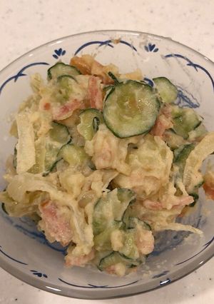 レンジで時短！ジャーマンポテトサラダ-レシピのメイン写真