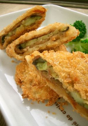 ナスと甘辛豚肉のフライ-レシピのメイン写真