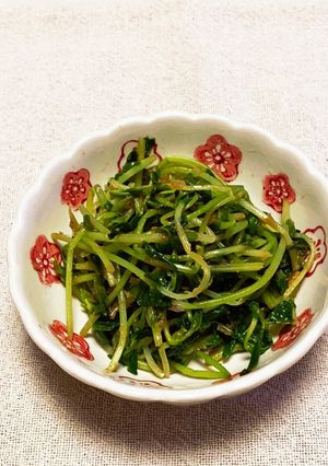 ☆わさび醬油・鰹節で♪豆苗のお浸し☆-レシピのメイン写真