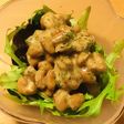 毎日の納豆●ベビーリーフでサラダ風に