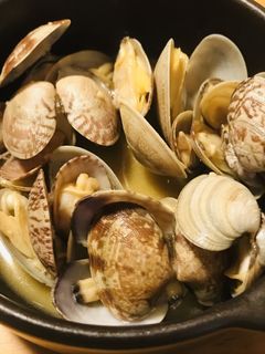 アサリのワイン蒸し●しょう油バター味-レシピのメイン写真