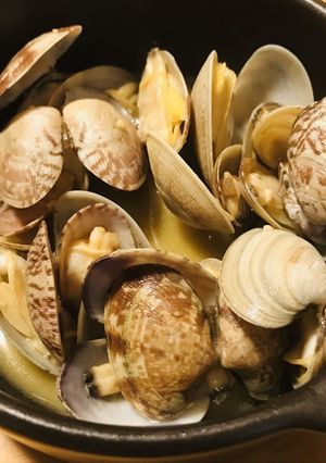 アサリのワイン蒸し●しょう油バター味-レシピのメイン写真