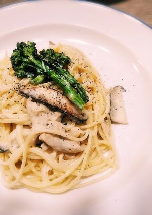 しいたけとブロッコリーのクリームパスタ☆-レシピのメイン写真
