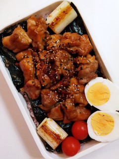 お弁当(2/19)焼き鳥-レシピのメイン写真