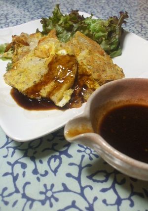 ポークピカタ（カレーソースがけ）-レシピのメイン写真
