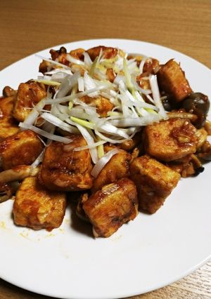 揚げ豆腐のピリ辛なチリソース-レシピのメイン写真