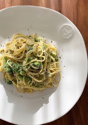 アボカド＆ブロッコリのクリームパスタ-レシピのメイン写真