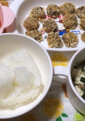10ヶ月☆ごはん コロッケ 味噌汁-レシピのメイン写真