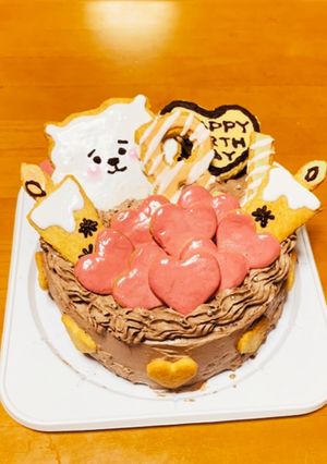 【BT21】RJのバースデイケーキ ♡-レシピのメイン写真