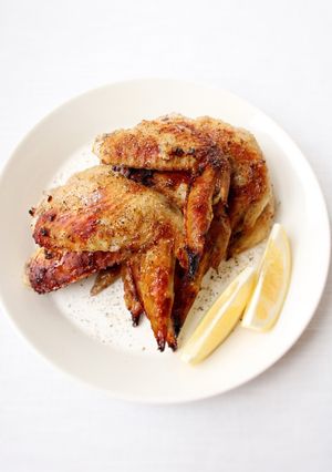 グリルで簡単【手羽焼き（塩にんにく）】-レシピのメイン写真