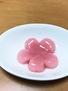 ひなまつりに♪白玉で桃の花♡-レシピのメイン写真