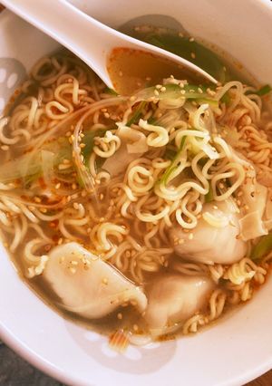 エースコックのワンタン麺をサッパリと!-レシピのメイン写真
