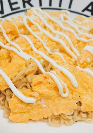 罪悪感軽減?!簡単オム塩レモン焼きそば-レシピのメイン写真