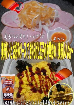 美味ドレとお好みソースきくらげと玉子の炒-レシピのメイン写真