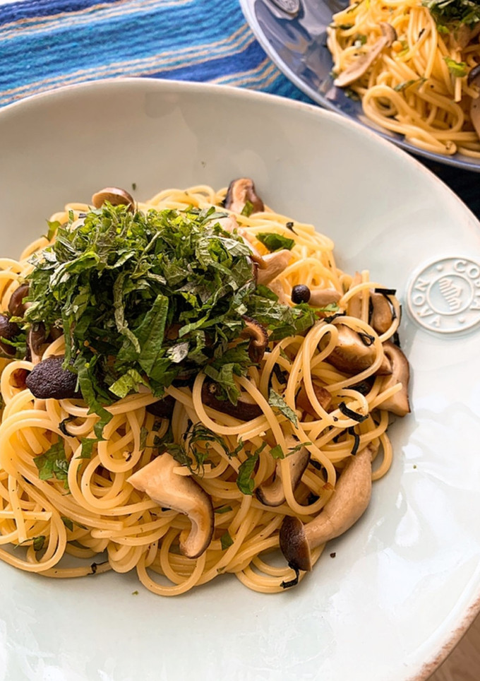 お茶漬けの素で簡単！和風パスタ-レシピのメイン写真
