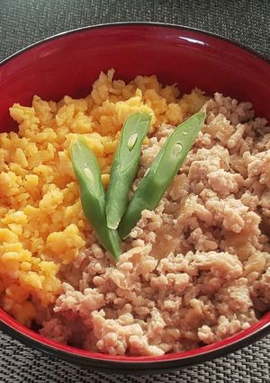 鶏そぼろ丼-レシピのメイン写真