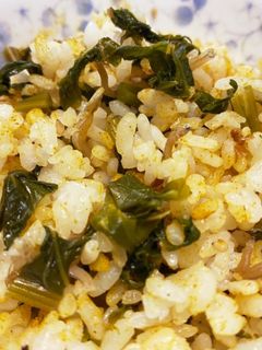 かぶの葉ふりかけからドライカレー●3分で-レシピのメイン写真