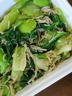 チンゲン菜 ちりめん おひたし-レシピのメイン写真