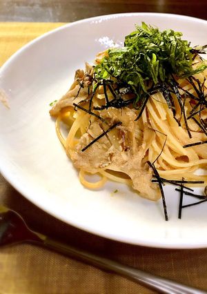 明太子ときのこのパスタ-レシピのメイン写真
