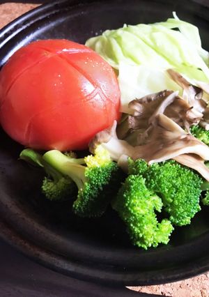 タジン鍋でヘルシー蒸し野菜！！-レシピのメイン写真