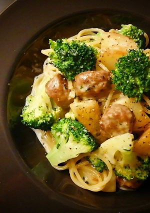 プロ直伝！ミートボールクリームパスタ-レシピのメイン写真