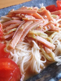 冷やし中華 坦々風 そうめんver.-レシピのメイン写真