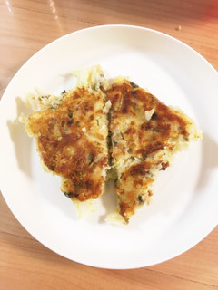 粉ミルク感なし!白菜とツナのお好み焼き-レシピのメイン写真