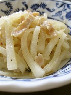 ベジ♪だいこんのベーコン炒め-レシピのメイン写真