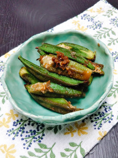 簡単♪オクラの醤油焼き-レシピのメイン写真
