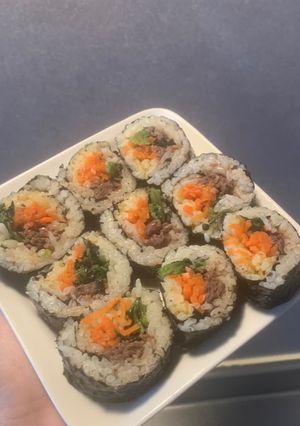 韓国海苔巻き(キンパ )-レシピのメイン写真