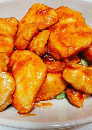 鶏胸肉のヤンニョムチキン-レシピのメイン写真