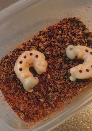 ハロウィンやバレンタインに幼虫チョコ！-レシピのメイン写真