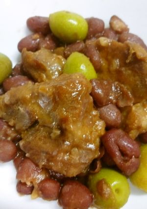 赤インゲン豆と塩豚肉のリンゴジュース煮-レシピのメイン写真