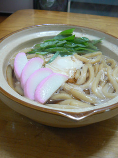 月見鍋焼きうどん-レシピのメイン写真