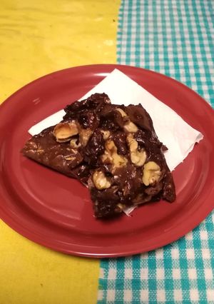 チョコケーキのようなプロテインバー-レシピのメイン写真