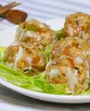 豆腐の炒り煮で☆超節約ベジシューマイ