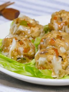 豆腐の炒り煮で☆超節約ベジシューマイ-レシピのメイン写真