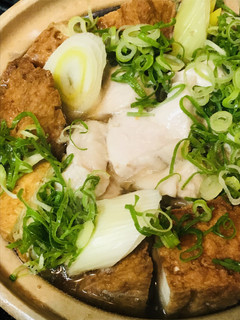 鶏肉と根菜&厚揚げのめんつゆうどん鍋-レシピのメイン写真