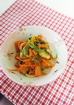 ※クレソンと人参の炒めもの※-レシピのメイン写真