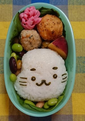 キャラ弁♥️ゴマちゃん-レシピのメイン写真