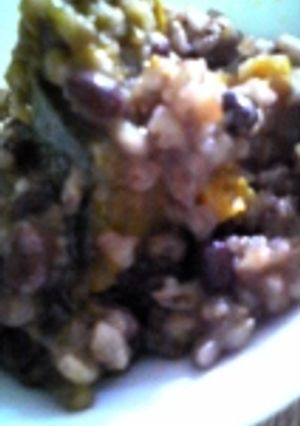 南瓜と小豆の玄米いとこ粥-レシピのメイン写真