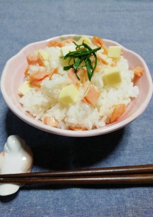 鮭チーズごはん-レシピのメイン写真