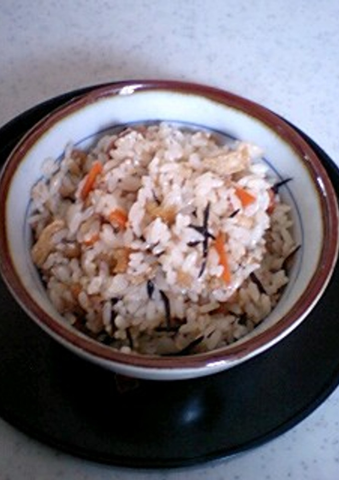 給食風♥炊き込みご飯-レシピのメイン写真