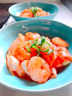 海老といかのチリソース-レシピのメイン写真