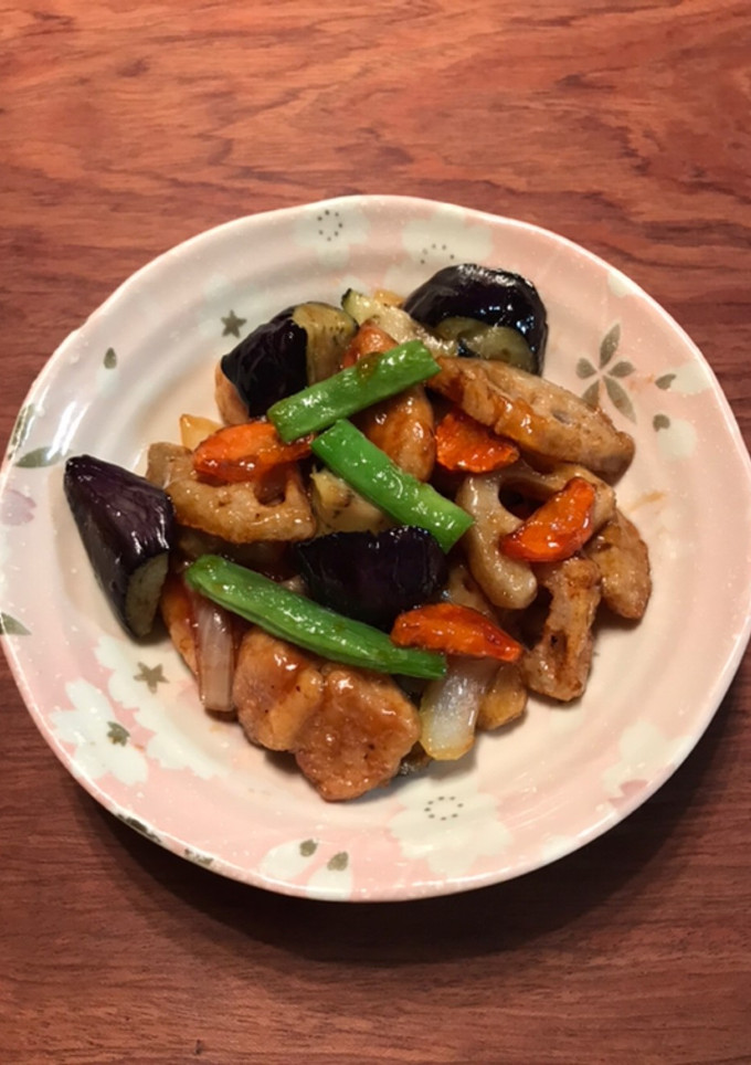 鶏と根菜とあるもの野菜の黒酢あん-レシピのメイン写真