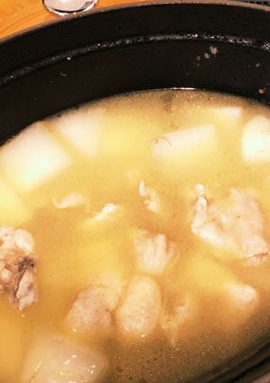 姜葱醤で！鶏肉と大根のほっこりスープ-レシピのメイン写真