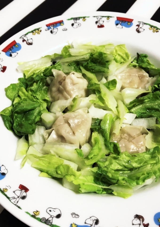 冷凍焼売 白菜 ワカメの簡単レンジ蒸し-レシピのメイン写真