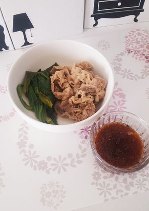ほうれん草と牛肉の鍋物-レシピのメイン写真