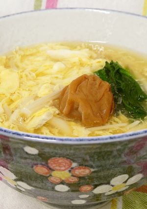 卵あんかけうどん～梅干しのせ♪めっけ-レシピのメイン写真