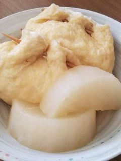 簡単大根と卵巾着の煮物-レシピのメイン写真